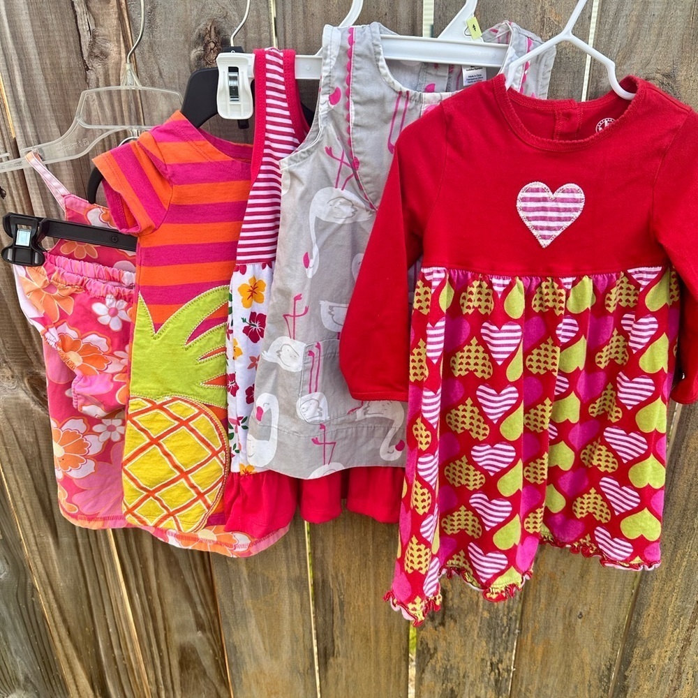 Carters, JK, Old Navy Swiggles toddler girl summer dress bundle 2T